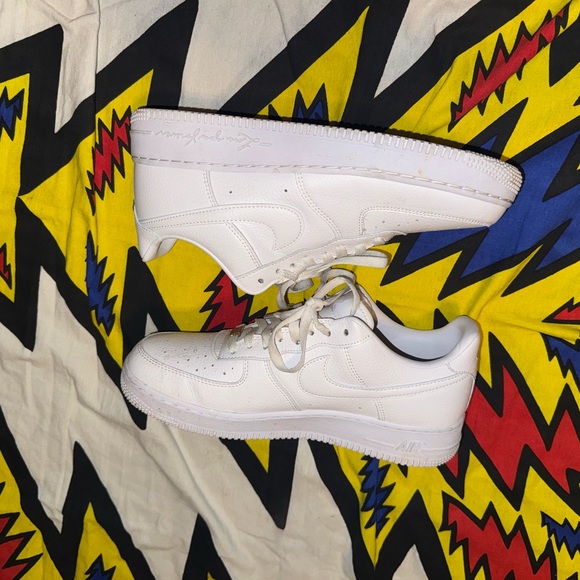 Nike Air Force 1 Low White Love you Forever Sneakers - Picture 4 of 8